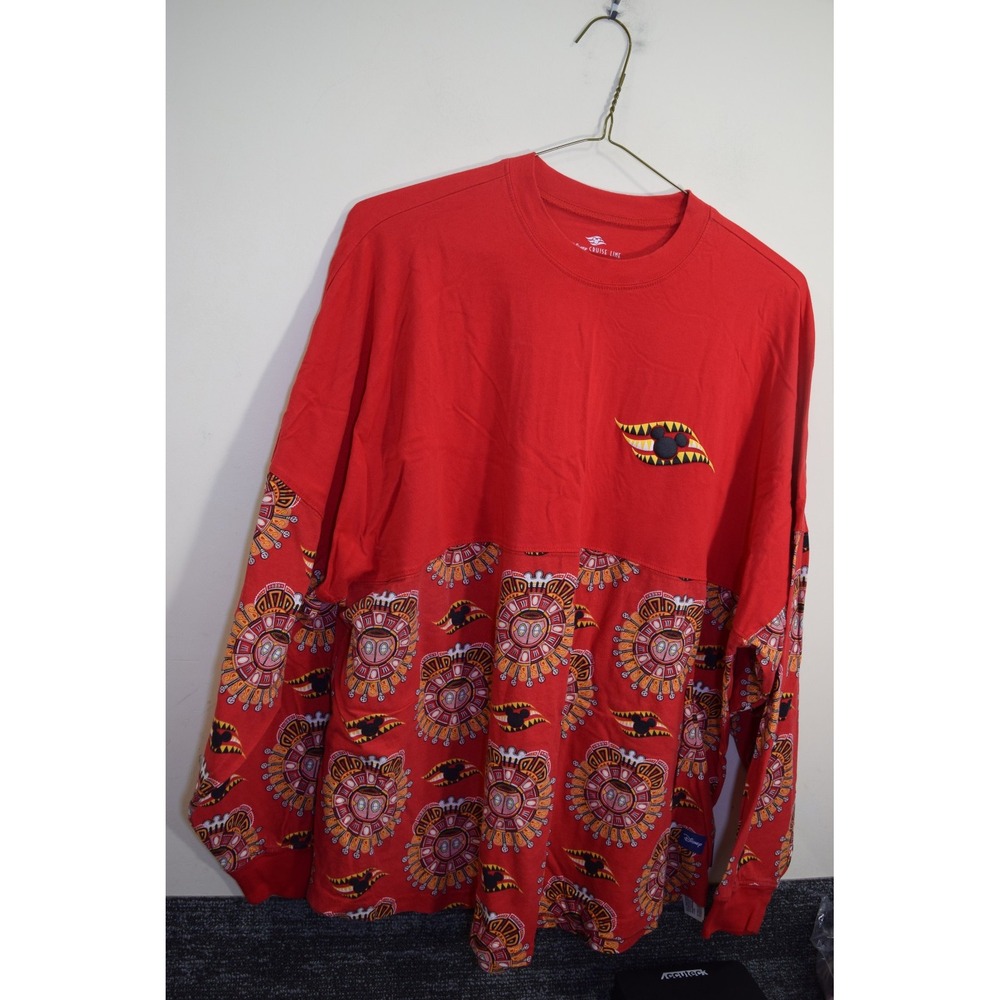 Disney Cruise Line Lookout Cay Lighthouse Point Spirit Jersey Red Junkanoo XXL